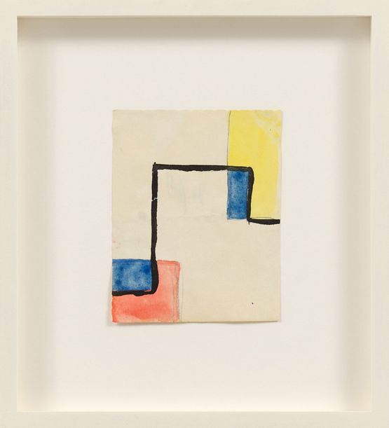 Untitled Watercolor Study by Mary Heilmann contemporary artwork Painting