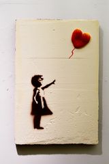 Girl and Tiramisu by Osamu Watanabe contemporary artwork mixed media