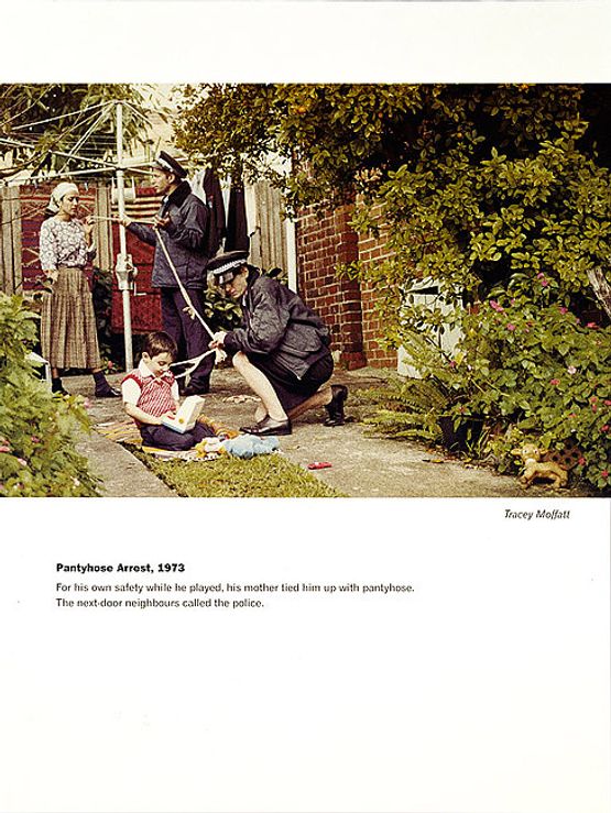 Pantyhose Arrest 1973 by Tracey Moffatt contemporary artwork Photography