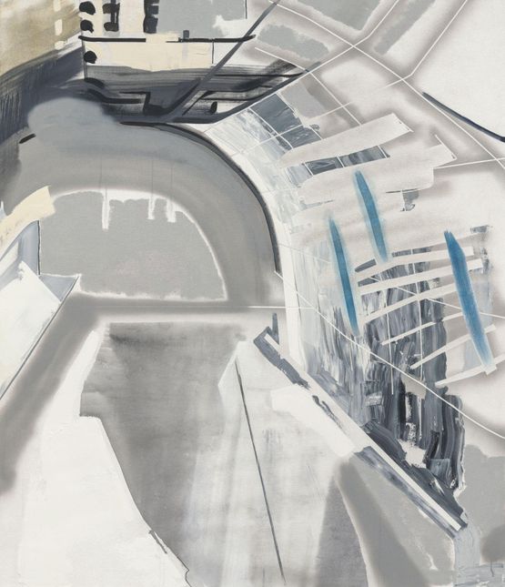 Tunnel mural 1.72m by Seeun Kim contemporary artwork Painting