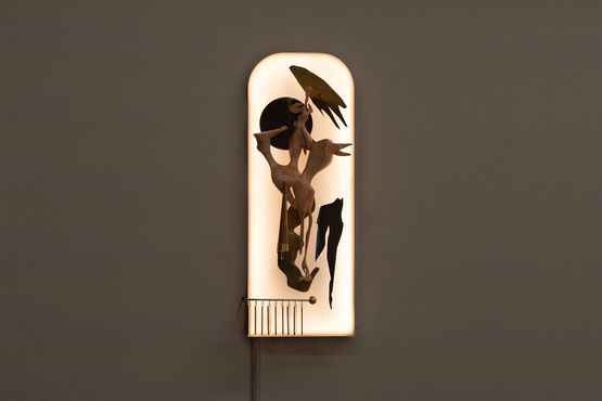 Celestial Drift Cosmic Meditation Sanctum 2 by Wang Xin contemporary artwork Mixed Media