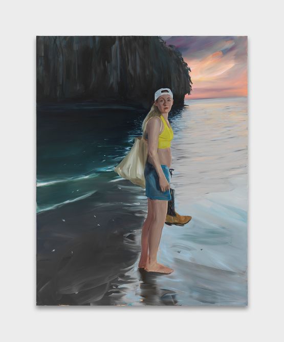Soft butch sunset by Jenna Gribbon contemporary artwork Painting