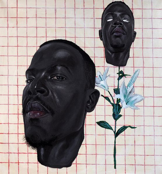 Cinga The Study of a Giant by Sphephelo Mnguni contemporary artwork Painting