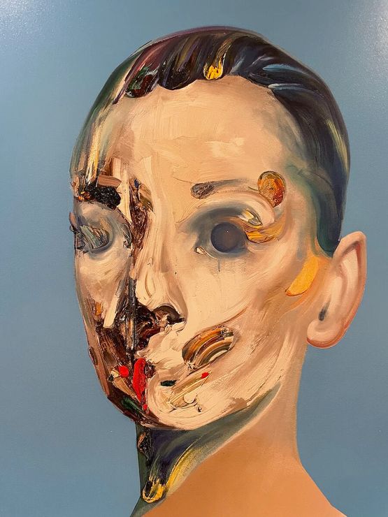 Cerulean Blue Hue by Ryan Hewett contemporary artwork Print