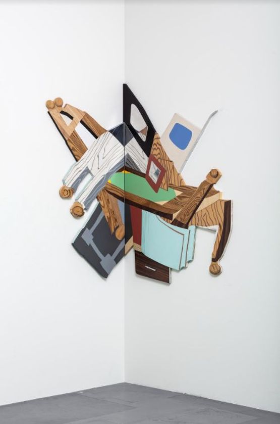 Splatter Office by Richard Artschwager contemporary artwork Painting