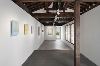 Contemporary art exhibition Park Seo-Bo Changing Unchanging at Kukje Gallery Seoul South Korea