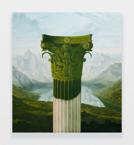 Edifice two by Sholto Blissett contemporary artwork Painting