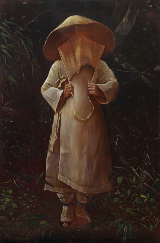 The mourner by Helena Parada Kim contemporary artwork Painting