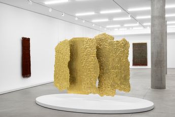 Contemporary art exhibition Olga de Amaral The Elements at Lisson Gallery 504 West 24th Street New York United States