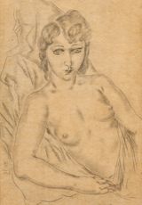 Nude by Leonard Tsugouharu Foujita contemporary artwork works on paper