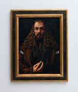 Self-Portraits through Art History Durers Hand Is Another Face by Morimura Yasumasa contemporary artwork photography