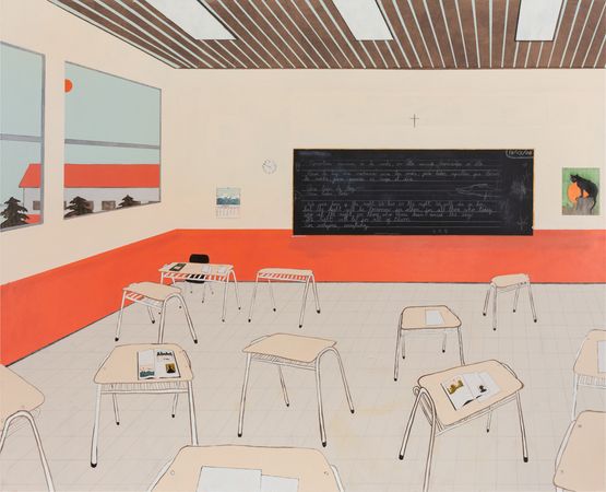 Assembly by Francisco Rodriguez contemporary artwork Painting
