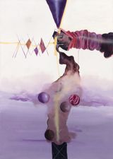 Cross by Piotr Janas contemporary artwork painting