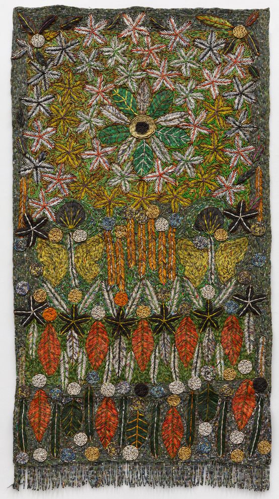 Weather Watch by Sanaa Gateja contemporary artwork Textile