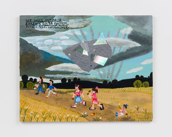 Surpass Earths Solar System by Esther Pearl Watson contemporary artwork Works on Paper