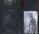 My Father black  by Sawangwongse Yawnghwe contemporary artwork painting