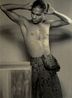 Man with printed sarong by Lionel Wendt contemporary artwork Photography