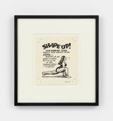 Shape Up by R. Crumb contemporary artwork works on paper