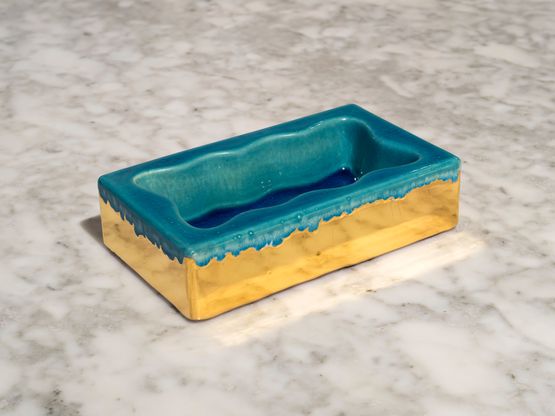 Pool daze brick by Jonny Niesche contemporary artwork Sculpture