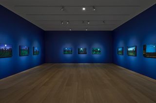 Contemporary art exhibition David Hockney The Moon Room at Pace Gallery 540 West 25th Street New York United States