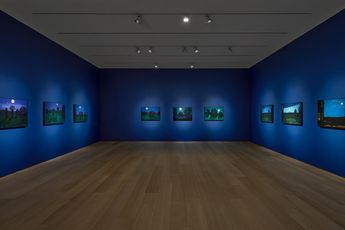Contemporary art exhibition David Hockney The Moon Room at Pace Gallery 540 West 25th Street New York United States