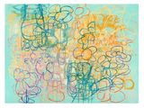Fiedens flowscape fireworms by Jim Thorell contemporary artwork painting