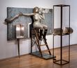 The Rhinestone beaver peep show by Edward Kienholz And Nancy Reddin Kienholz contemporary artwork Sculpture