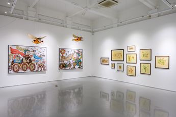 Contemporary art exhibition Timoteus Anggawan Cusno Heri Dono SPECTRE at The Columns Gallery Singapore