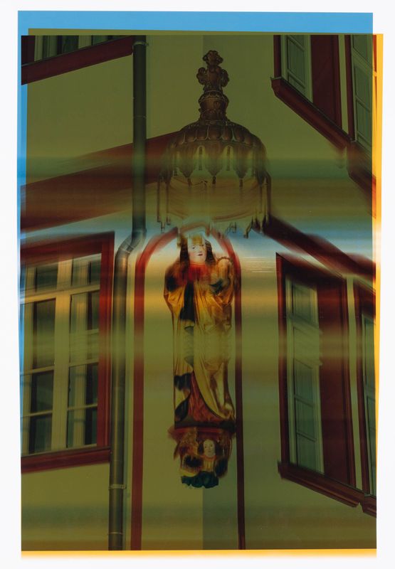 15_81 Spolie Replik einer Madonna und Replik Eckkonsole Provenienz Claus Giel Standort Goldenes Lammchen Hinter dem Lammchen 6 Datierung 2018 by Daniel Poller contemporary artwork Print