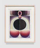 Empty belly full breasts by Loie Hollowell contemporary artwork drawing works on paper