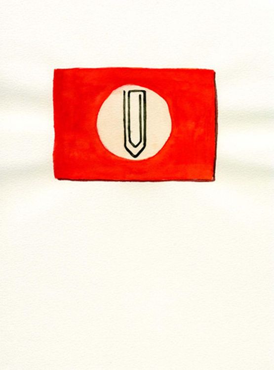 Paperclip 2 by Klega contemporary artwork Painting