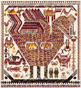 Tampan World Mountain Ancestral Beginnings by Jennifer Tee contemporary artwork works on paper