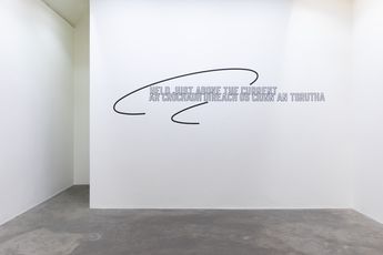 Contemporary art exhibition Lawrence Weiner Lawrence Weiner at Kerlin Gallery Dublin Ireland