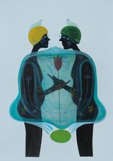 The Moon Under The Sea XVIII by Sivasubramaniam Kajendran contemporary artwork painting