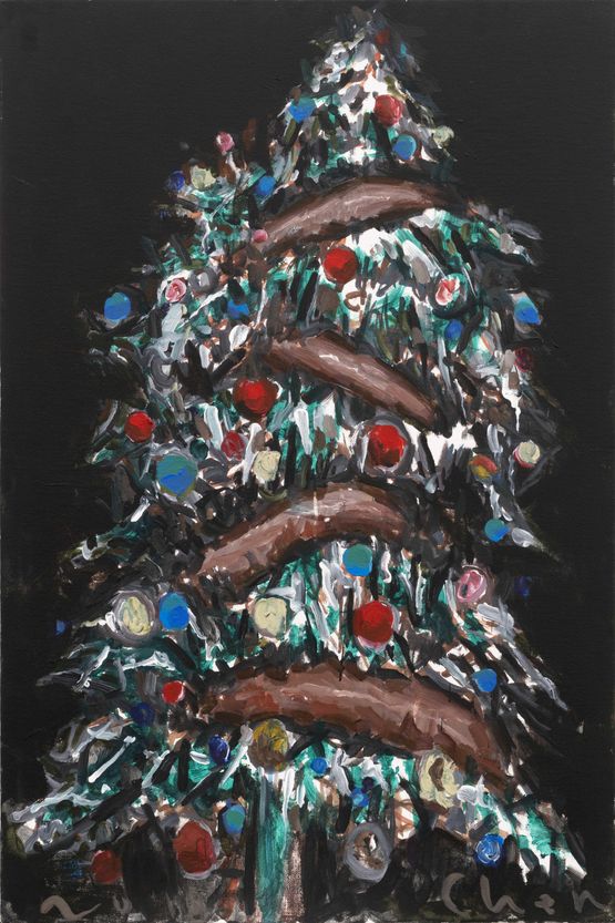 Christmas Tree  by Chen Xiaoyun contemporary artwork Painting