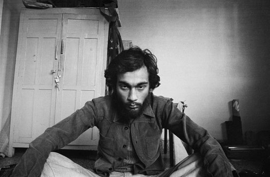 Self Portrait After a Trippy Night the Morning After in My Room New Delhi by Pablo Bartholomew contemporary artwork Photography