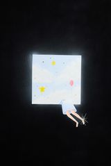 I Choose Joy Again and Again I by Gabriel Cheah contemporary artwork painting