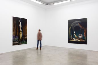 Contemporary art exhibition Emily Mae Smith Harvesters at Perrotin Paris Marais France