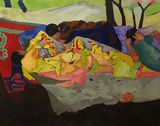 Untitled by Anas Albraehe contemporary artwork painting works on paper