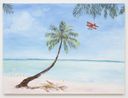 the island the beach adventure island by Karen Kilimnik contemporary artwork Painting