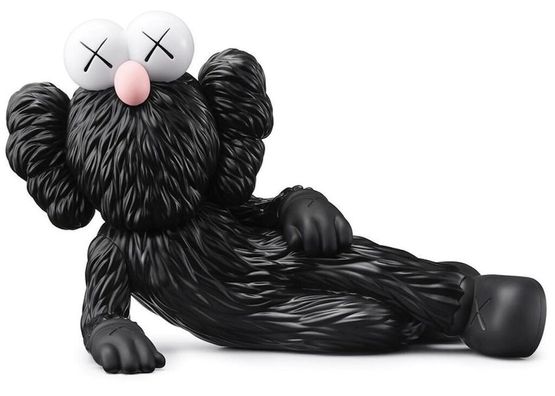 Time Off - black by KAWS contemporary artwork Painting