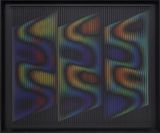 Forme del vento di notte by Alberto Biasi contemporary artwork painting