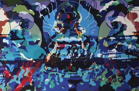 A Painting that Measures A Model of Universal Movement by Zheng Guogu contemporary artwork Painting