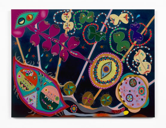 The Raised Mole by Nasim Hantehzadeh contemporary artwork Painting