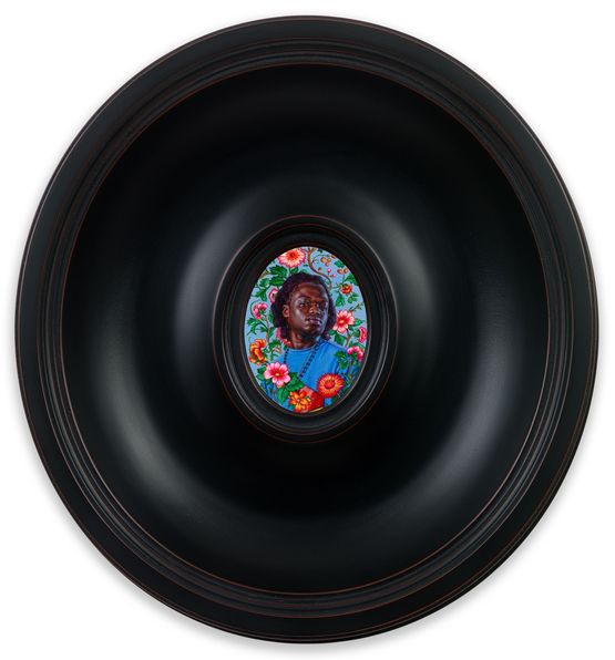 Portrait of Ikemefuna George Enwelim by Kehinde Wiley contemporary artwork Painting