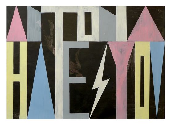 Antonia Hates You by Tony De Lautour contemporary artwork Painting