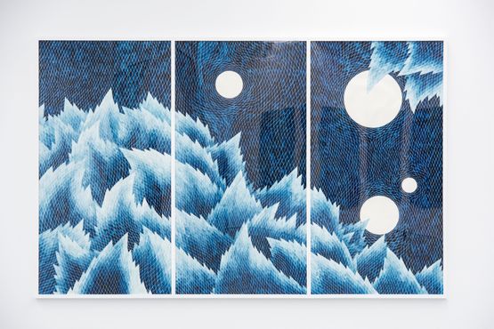 Into the minds of the invisible by Timothy Hyunsoo Lee contemporary artwork Painting