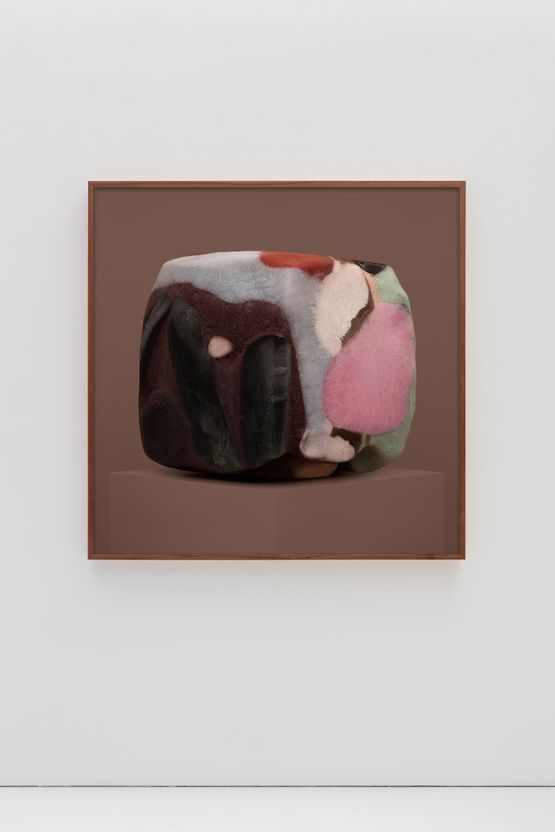 Rhodonite Mountain III by Dawn Ng contemporary artwork Print