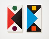 UNTITLED PAIR by John Nixon contemporary artwork painting