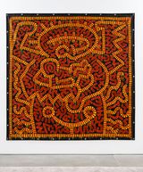 Unknown Mother and Child by Keith Haring contemporary artwork painting